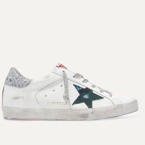 ❌SOLD❌Golden goose superstar green snakeskin